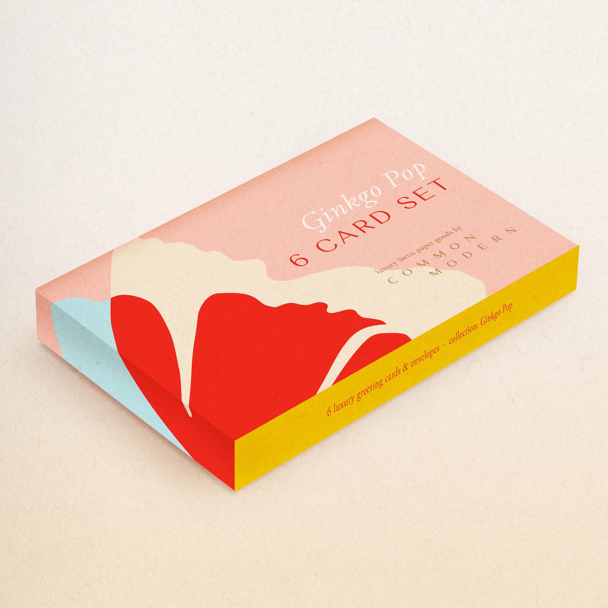 GINKGO POP Note Card Set - Box of 6