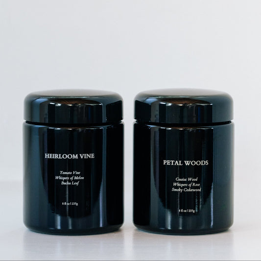 Candle Duo - Petal Woods + Heirloom Vine