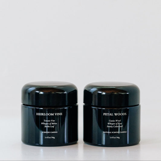 Candle Duo - Petal Woods + Heirloom Vine