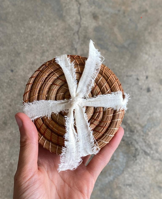 Pine Needle Coaster: Set of 4